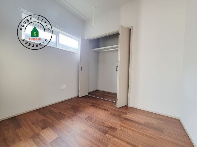 菊池郡大津町室第1-3棟（4号棟）の洋室|将来的に、琉球畳を引きまして和室風にすることも可能です。