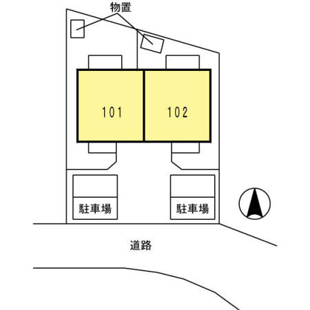 ビューコートの区画図