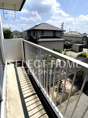 【バルコニー】 | コーポヒロモト | 外からの目が気にならないバルコニーで洗濯物が干せます