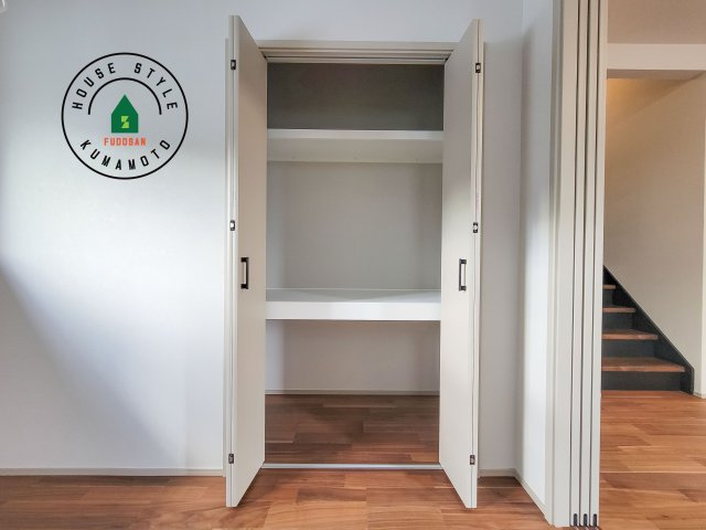 菊池郡大津町室第1-3棟（5号棟）の収納|収納には困りません。