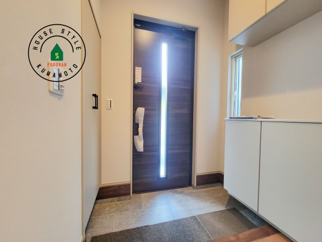 菊池郡大津町室第1-3棟（5号棟）の防犯設備|二重ロックでしっかり防犯対策ができます。