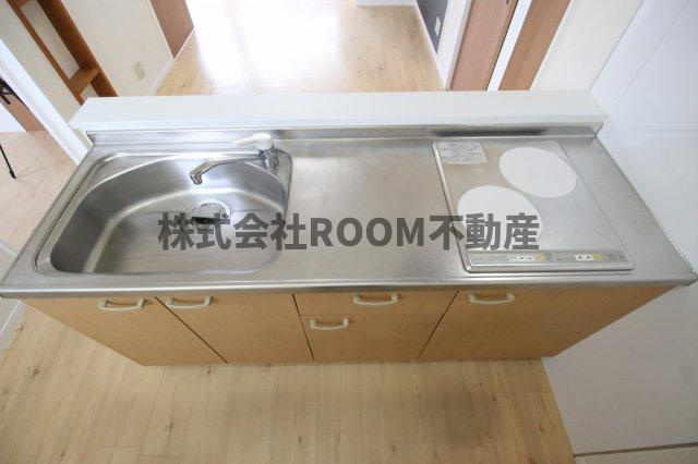 lieto蓼池のキッチン|コンパクトなキッチンで掃除もラクラク