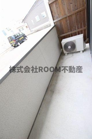 lieto蓼池のバルコニー|広々としたバルコニーです