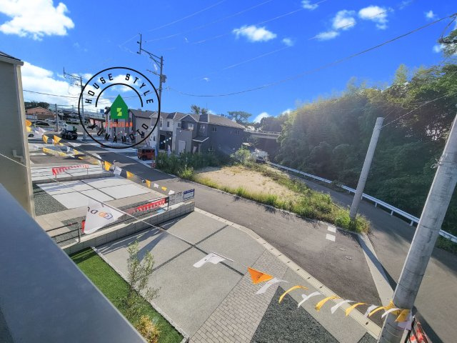 菊池郡大津町室第1-3棟（6号棟）の展望|窓から緑が見える物件も魅力的です。