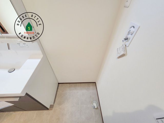 菊池郡大津町室第1-3棟（6号棟）のランドリースペース|ランドリースペースとなります。広々して有効的にご使用できます。 