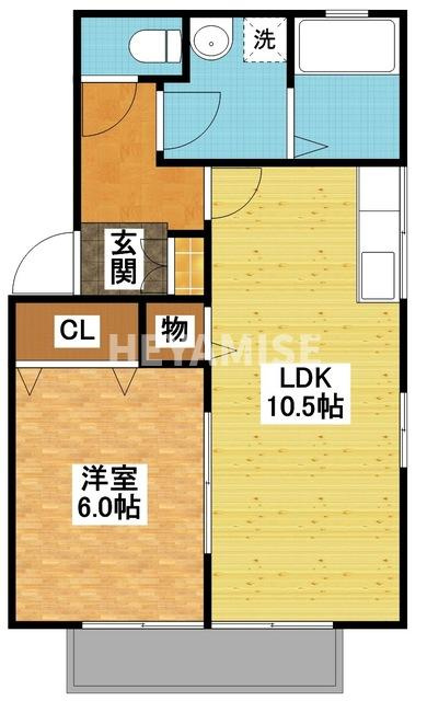 コンフォールウィルモアの間取り