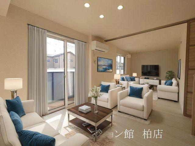 トランキーノ　パルクの居間・リビング|CGで家具等を配置したものです。実際に家具等は含まれません。