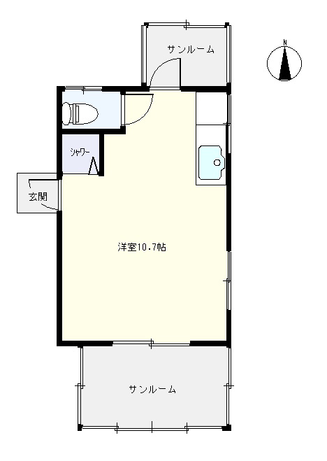 M0247H　入間中古別荘の間取り