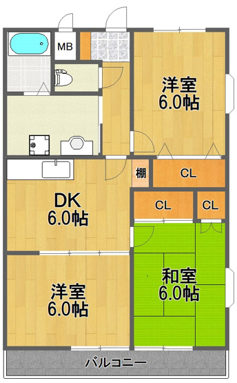 【間取り】 | パークガーデン