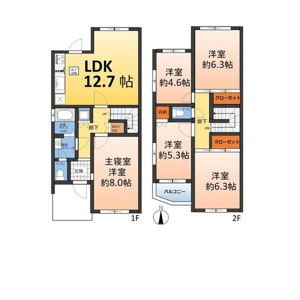 タウン石尾台の間取り