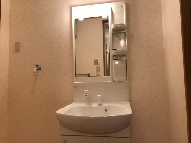 アベニール細江の洗面所|洗髪しやすい洗面台