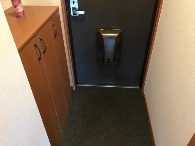 アベニール細江の玄関|上下にしまえるカウンター下駄箱