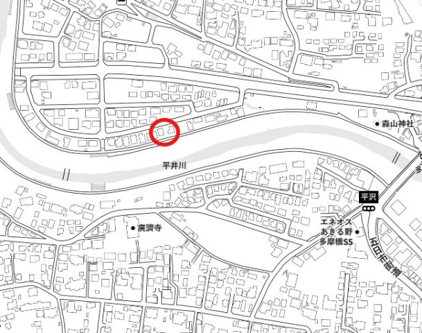 草花　中古戸建　P4台　の地図