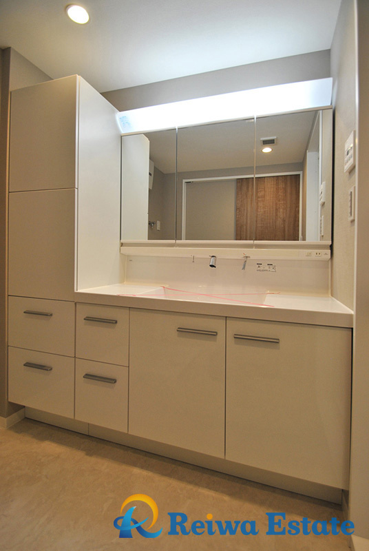 サーパス茅ヶ崎駅前の独立洗面台