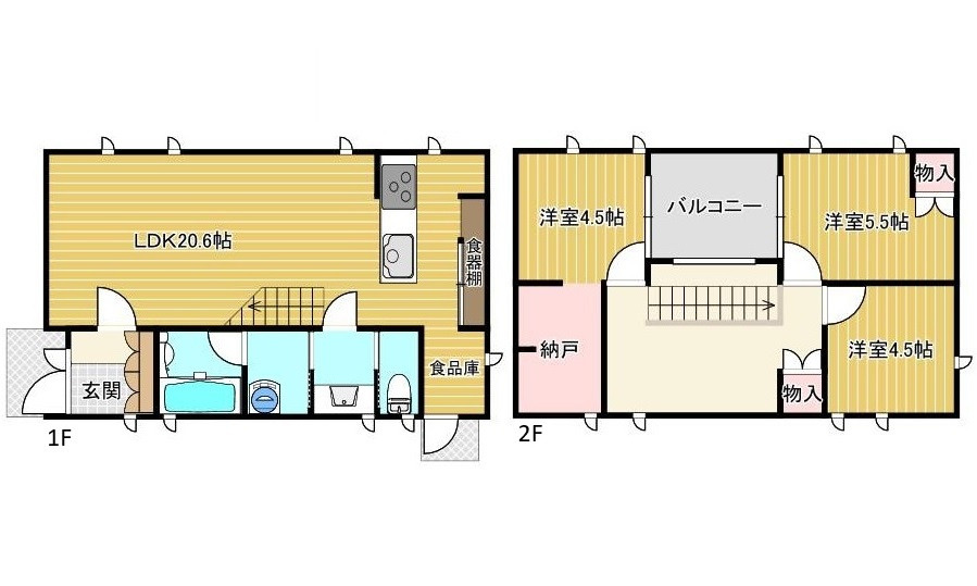 安佐南区山本新町３丁目の間取り