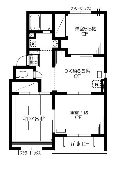 【間取り】 | トリヴァンベール美船