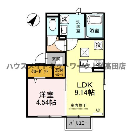 アン・アロールの間取り|間取図