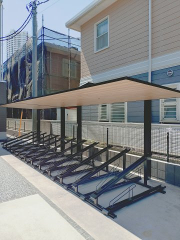 【その他共用部分】 | リブリ・船橋Ⅲ | 敷地内自転車置き場です