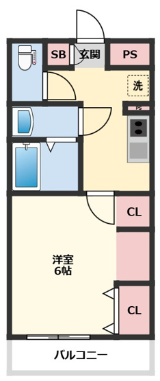 【間取り】 | リブリ・船橋Ⅲ | 間取り