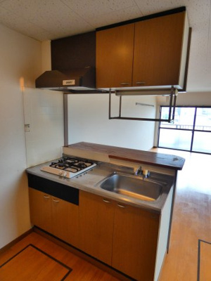 【キッチン】 | グレースマンション栄 | 2口システムキッチン
