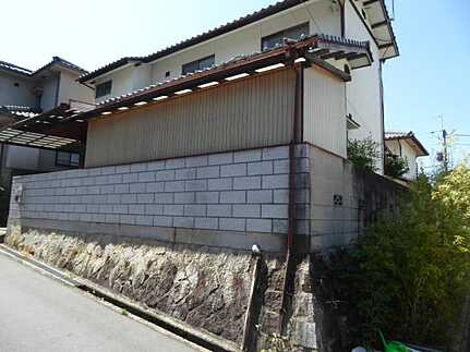 安佐北区口田５丁目の前面道路含む現地写真