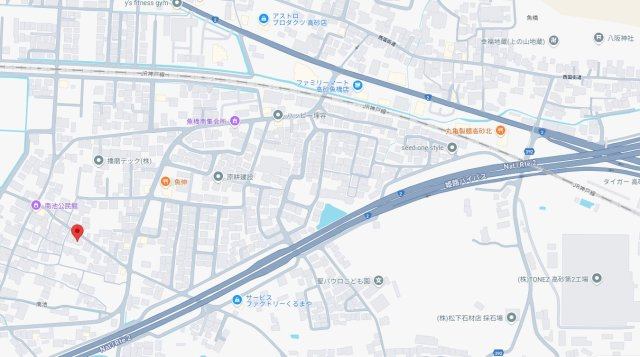 高砂市阿弥陀町南池　中古戸建の地図