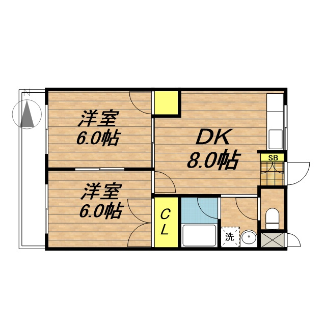 ＭＴハイツ1stの間取り