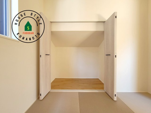 合志市幾久富第1-2棟（4号棟）の内観：施工例|収納には困りません。