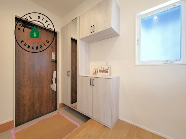 合志市幾久富第1-2棟（4号棟）の防犯設備|二重ロックでしっかり防犯対策ができます。