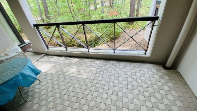 浅間ハイランドパーク プルミエールA棟1階 1LDKのバルコニー