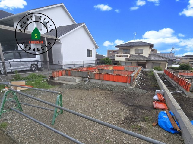 合志市幾久富第1-2棟（5号棟）の外観|デザイン性のある外観です。