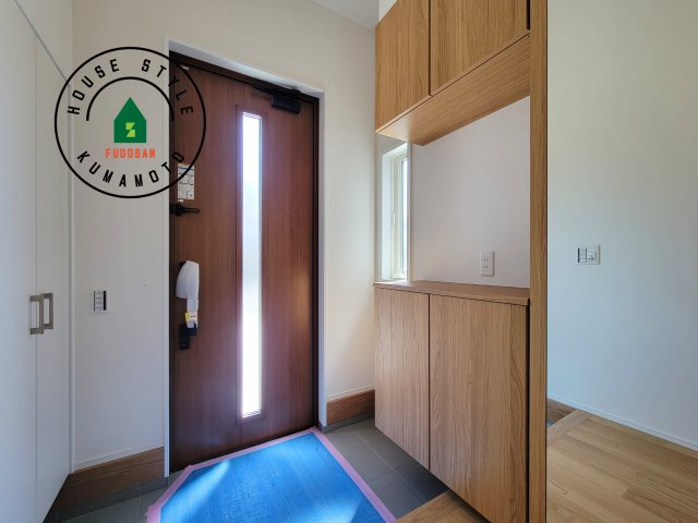 合志市幾久富第1-2棟（5号棟）の防犯設備|二重ロックでしっかり防犯対策ができます。