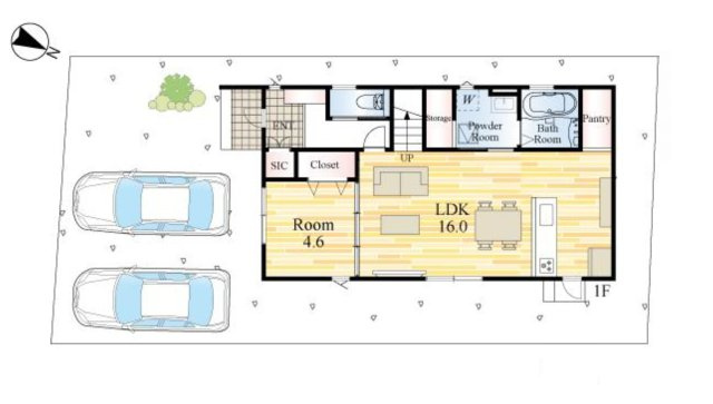 合志市幾久富第1-2棟（5号棟）の区画図|配置図（5号棟）