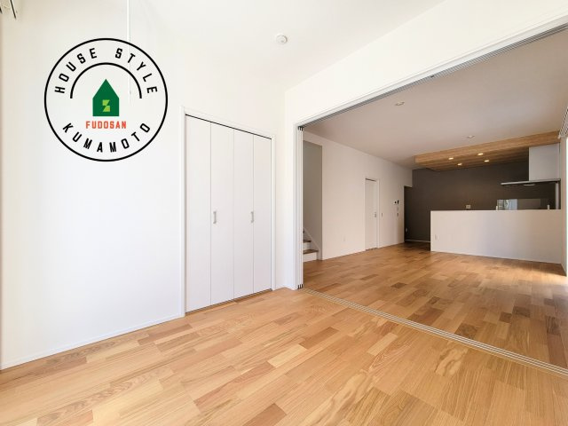 合志市幾久富第1-2棟（5号棟）の内観：施工例|将来的に、琉球畳を引きまして和室風にすることも可能です。