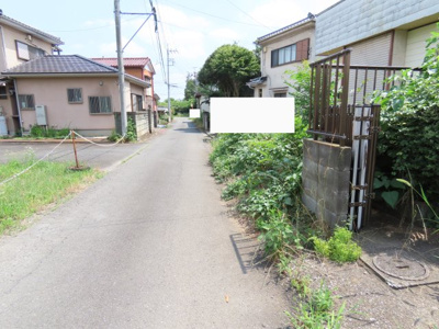 【前面道路含む現地写真】 | 坂戸市善能寺売地