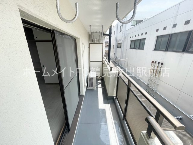 ミライハイムのバルコニー