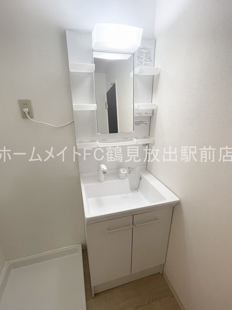 ミライハイムの独立洗面台