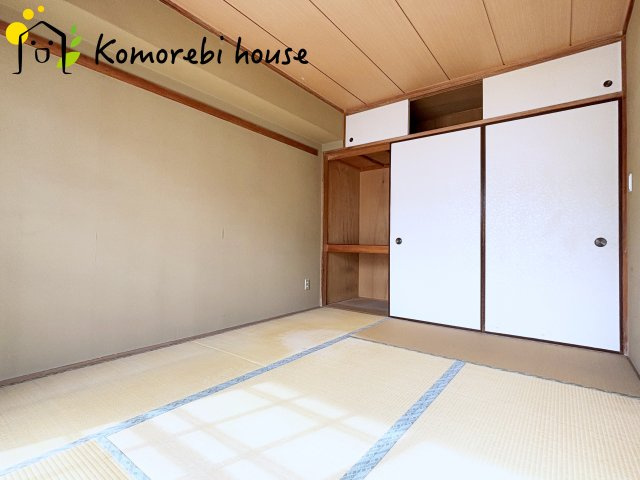 パークタウン若宮　1号棟の和室|光の差し込む和室です