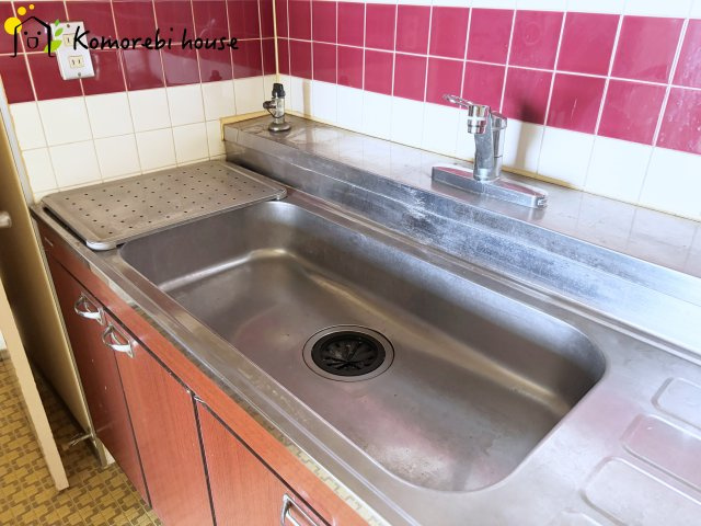 パークタウン若宮　1号棟のキッチン|横に広い水洗い場です