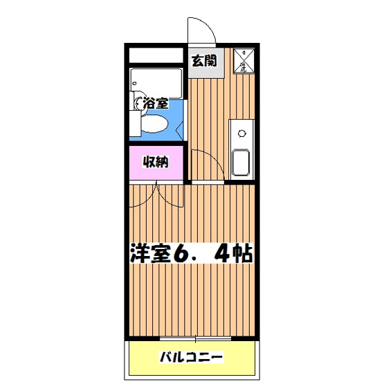 【間取り】 | ロイヤルハイツ堀之内