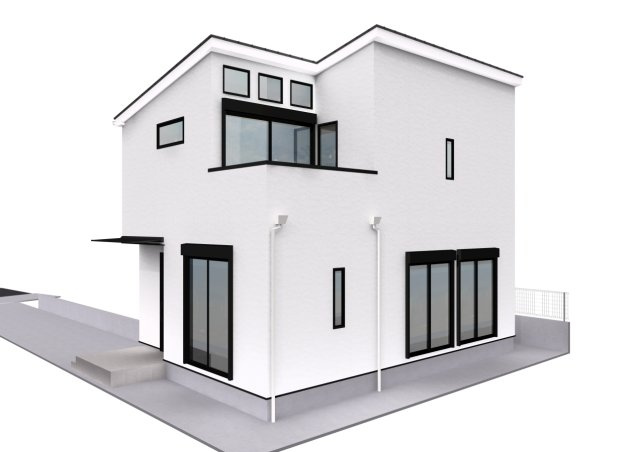 NATURAL EDGE― 松風台の静寂と美意識 ―の外観|※リビングCGパース