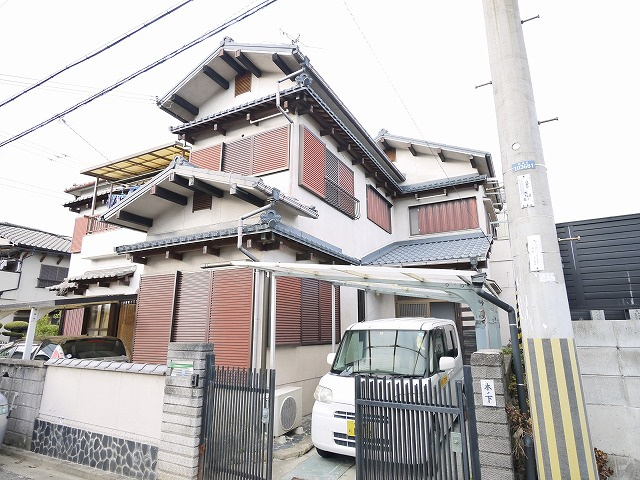 九条町住宅の外観|外観は落ち着いています