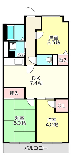 【間取り】 | ファミール永田