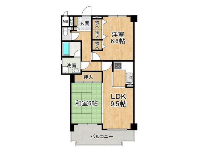 【間取り】 | シャルマンコーポ山科なぎの辻