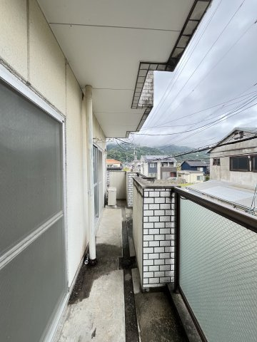 富谷マンションのバルコニー