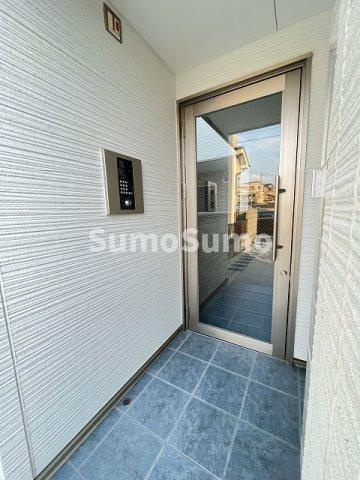 ノイヴェル立花のエントランス|毎日通るエントランスはこのようになっています