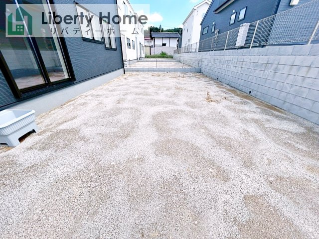 第1笠間市笠間　新築戸建　1号棟の庭