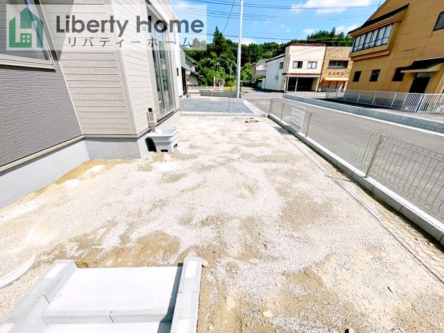 第1笠間市笠間　新築戸建　6号棟の庭