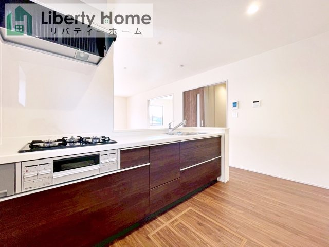 第1笠間市笠間　新築戸建　6号棟のキッチン