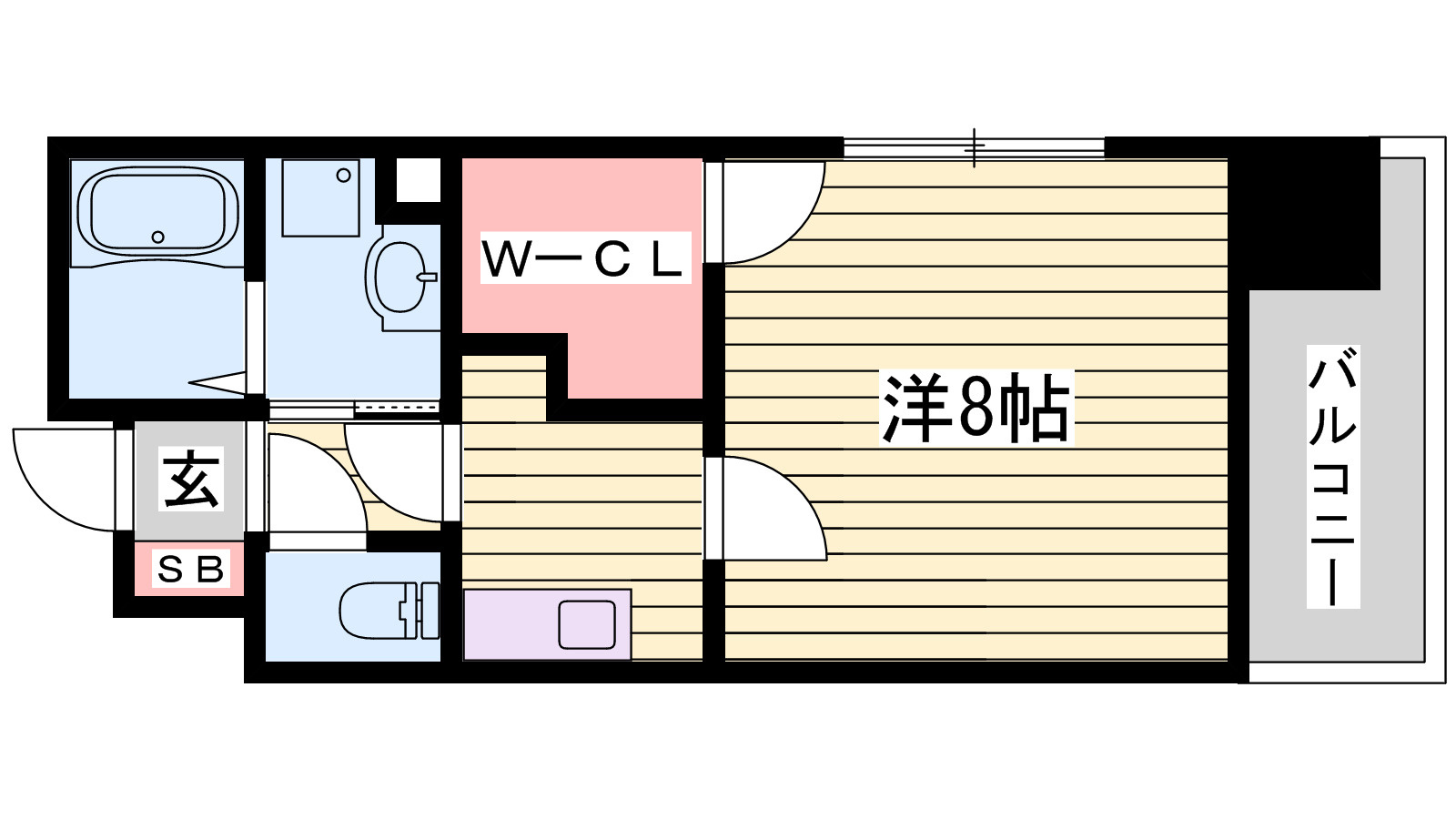 ESレジデンスの間取り